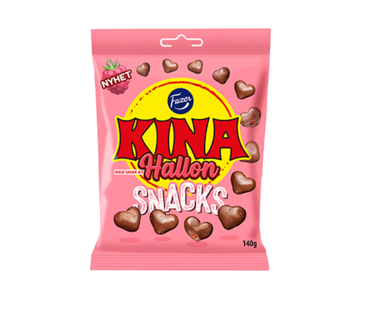 Fazer Kina Raspberry – Crispy Chocolate & Raspberry Delight