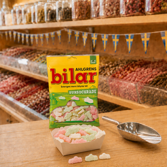Ahlgrens Bilar Sour-Coated Fruchtgummi, 125g