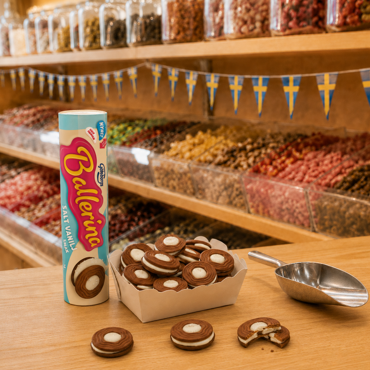 Vanilla Biscuits mit gesalzener Vanillefüllung