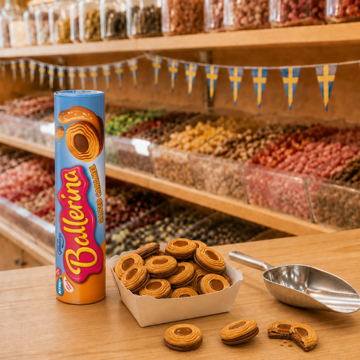 Ballerina Salted Caramel Biscuits - 205g