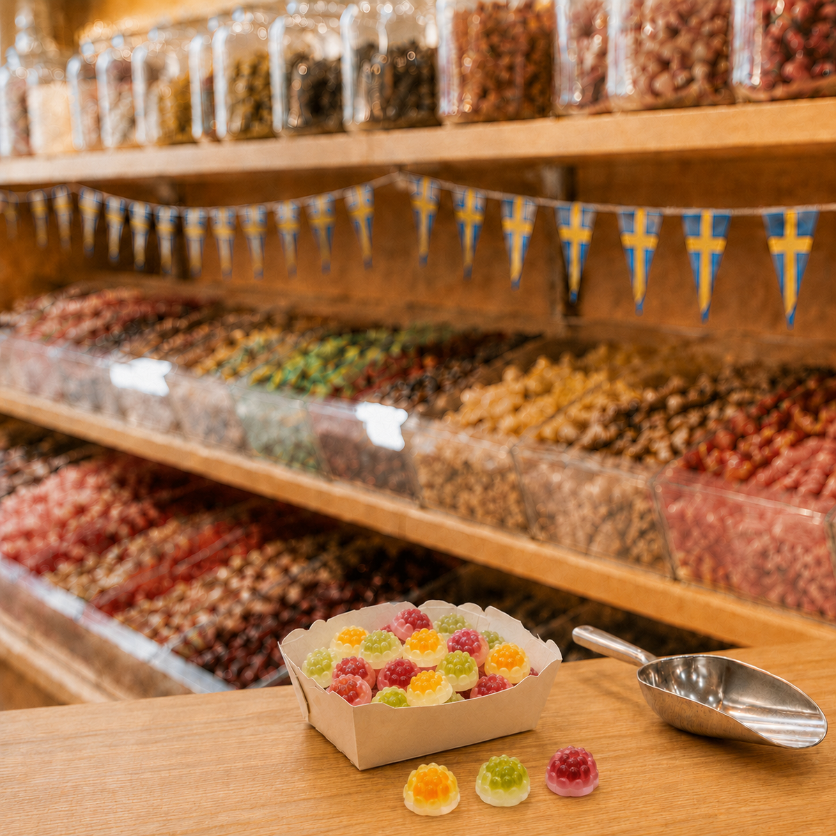 Fruity Frutti Candy Mix mit gefülltem Kern, 50g