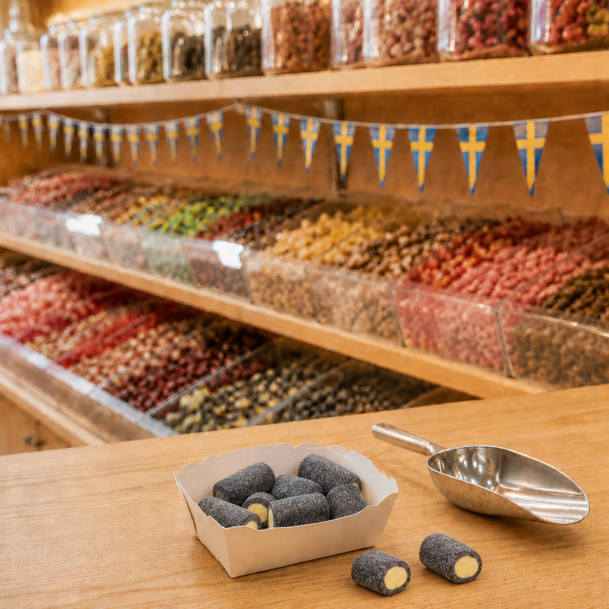 Salmiak-Lakritz mit Zitronenfüllung - 50g