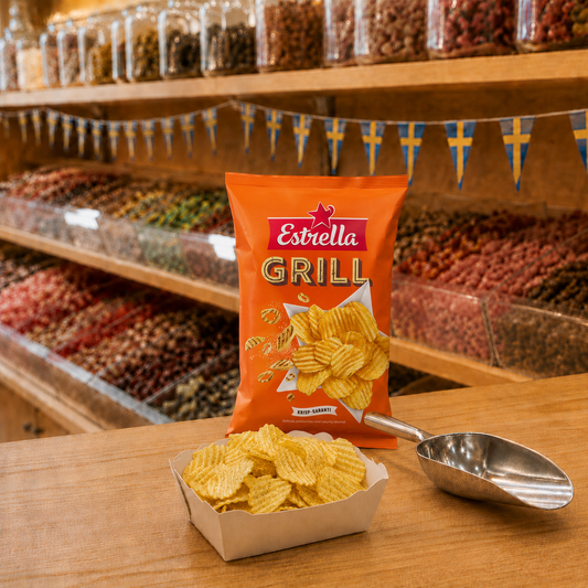 Estrella BBQ Riifle-Potato Chips - 275 g