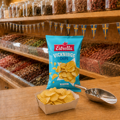 Estrella Viking Riffel-Kartoffelchips - extra Dick 275g
