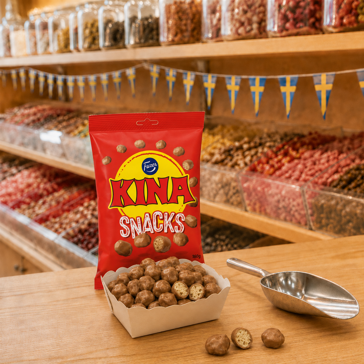 Swedish Kina Snacks knusprig & herzhaft - 160g