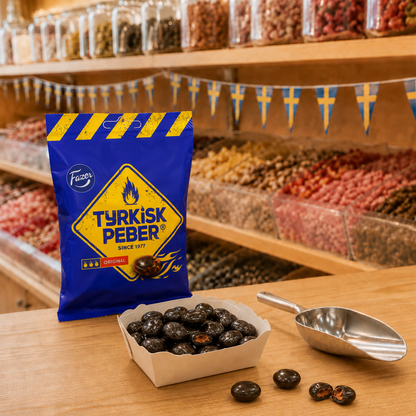 Tyrkisk Peber Bonbons mit Lakritzgeschmack