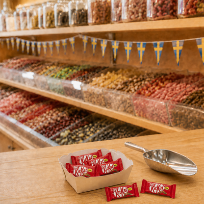 Schwedische KitKat Mini, knusprige Waffeln
