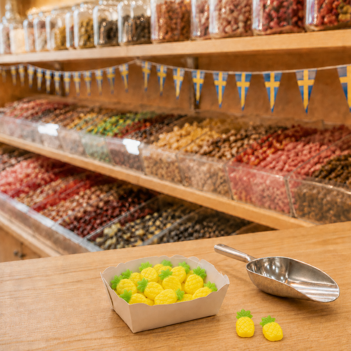 Pineapple Candy, schwedische Fruchtgummi