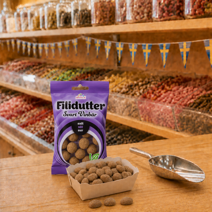 Triple Blast Licorice Bonbons mit schwarzer Johannisbeere