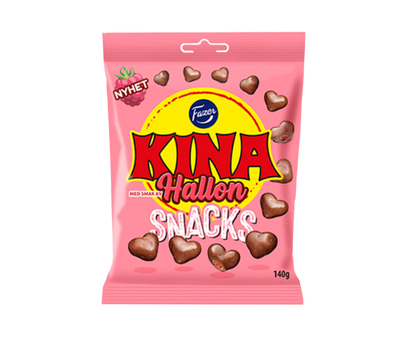 Fazer Kina Raspberry – Crispy Chocolate & Raspberry Delight