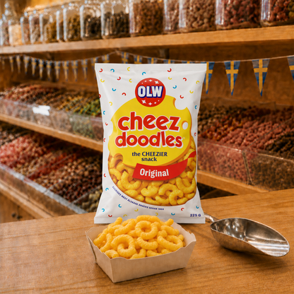 OLW Cheez Doodles Original beliebt seit 1968 - 225 g