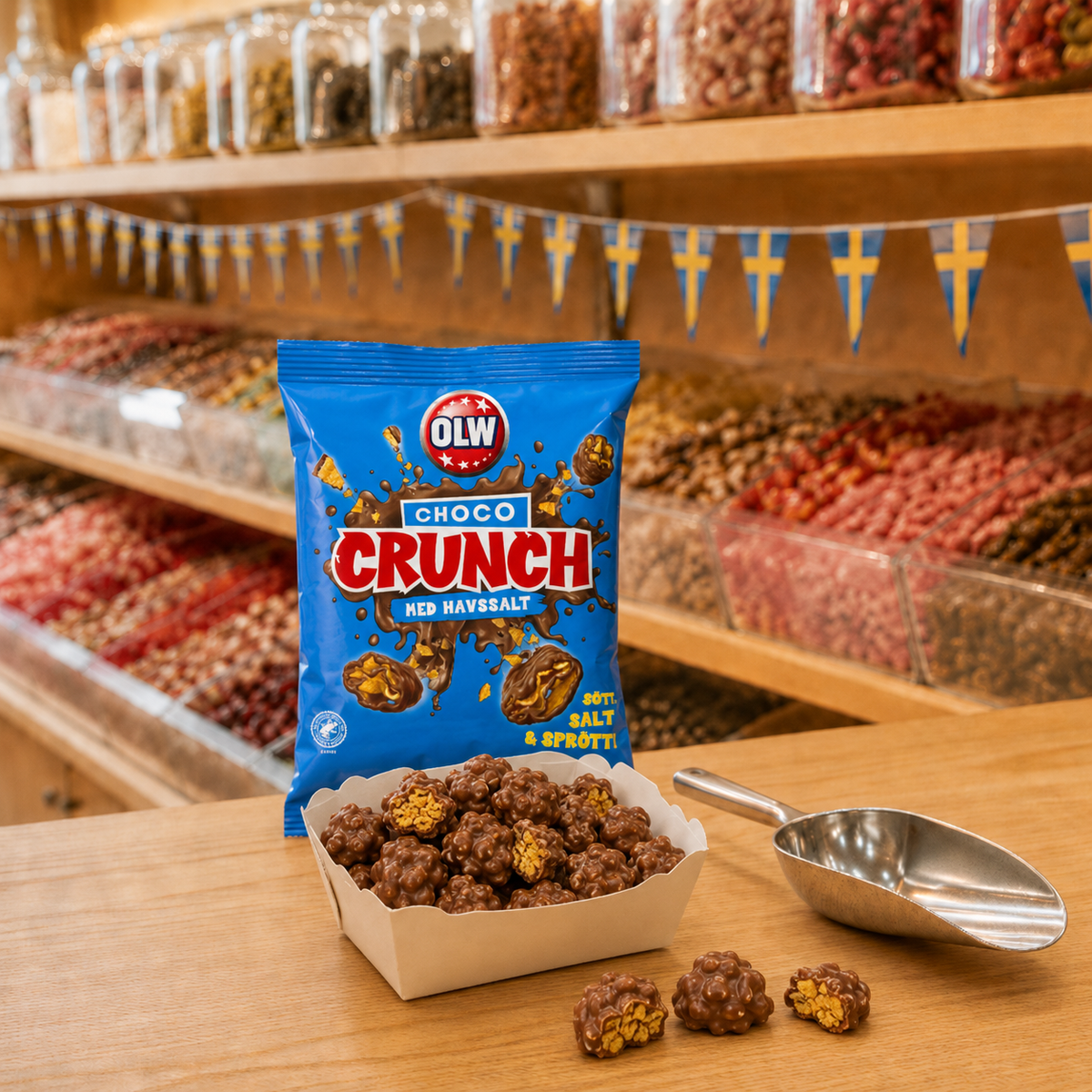 OLW Choco Crunch mit Umami-Salz - 100g