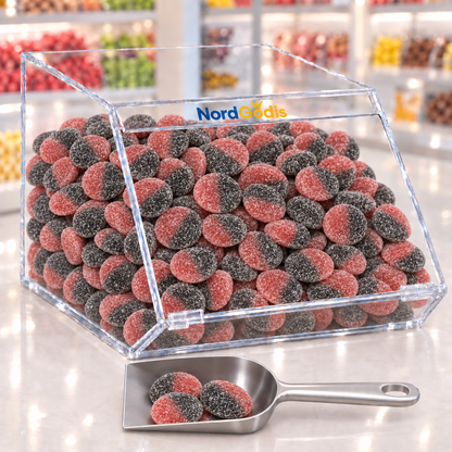 Raspberry Licorice Clocks XL, schwedische Kaubonbon, 50g
