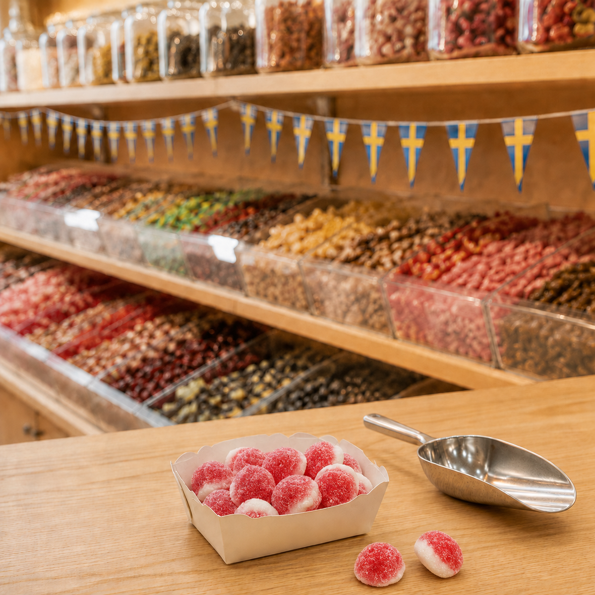 Berry Vanilla Candy, schwedische Fruchtgummi