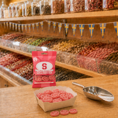 S-brand Sour Himbeere Fruchtgummi, 80 g