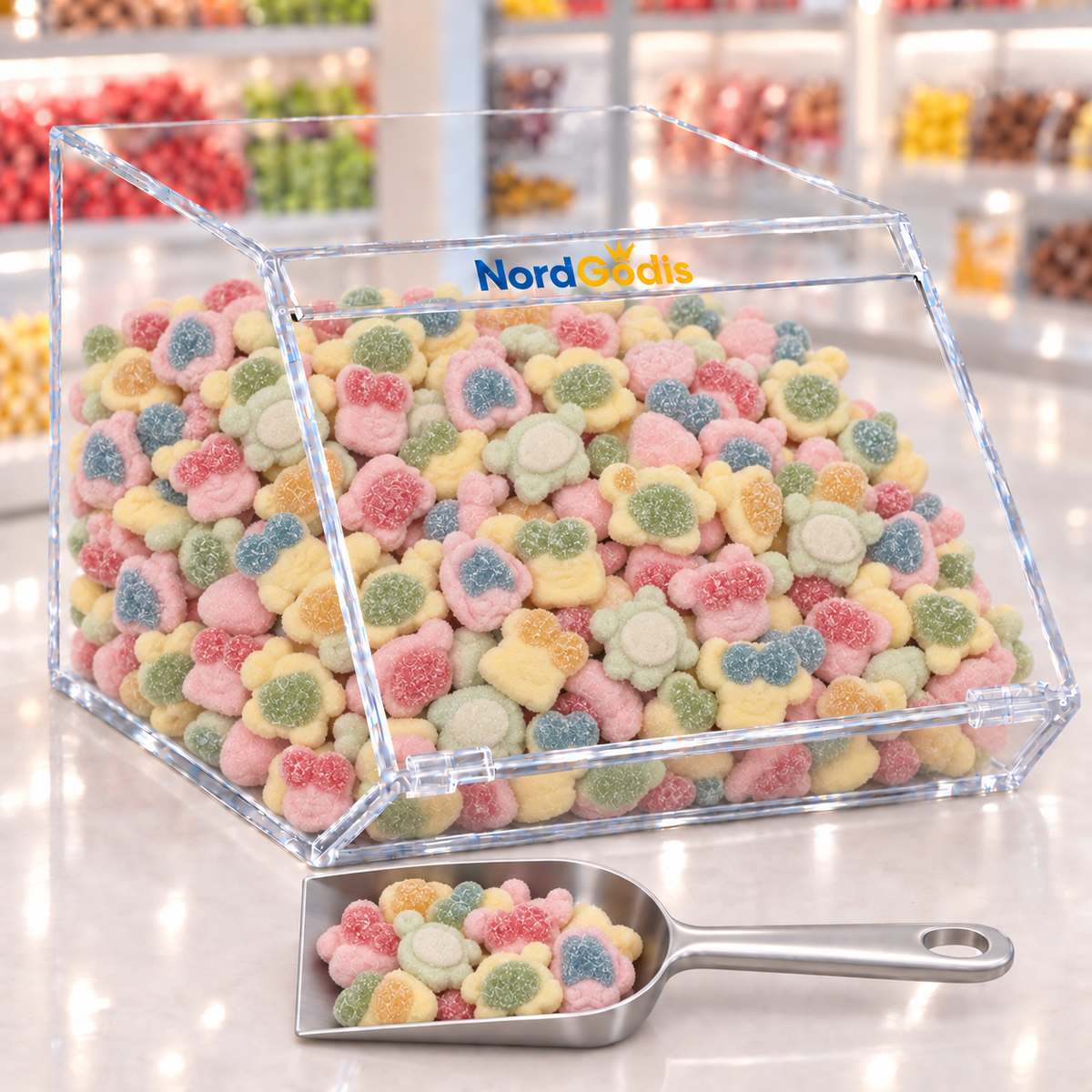 Sour Monsters saure Fruchtgummis mit fruchtigen Aromen, 50g