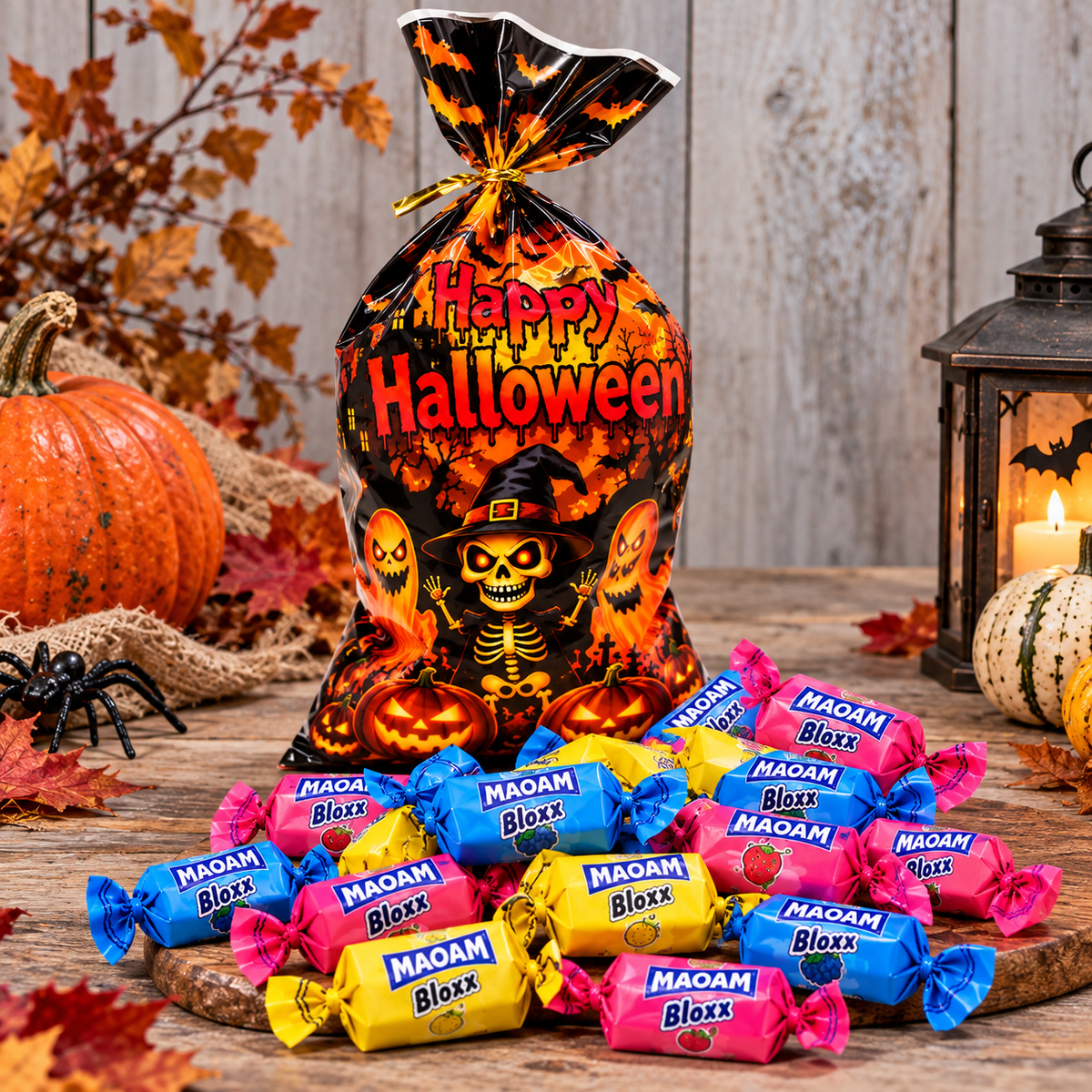 Spooky Halloween-Tüte mit fruchtig, weichen Süßigkeiten, 250g