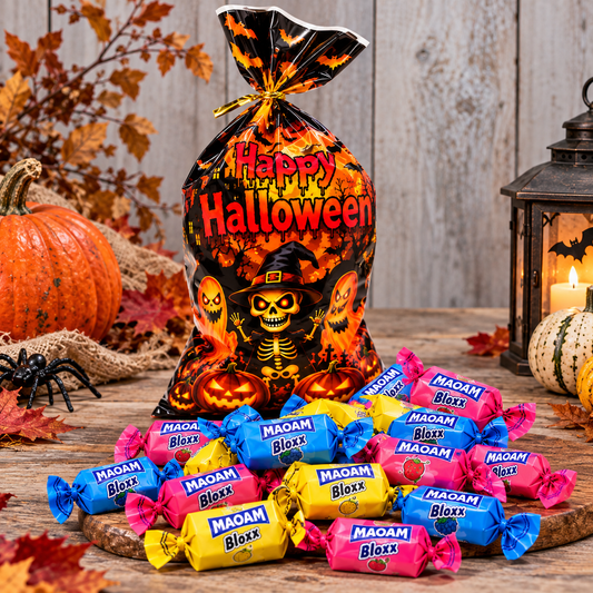 Spooky Halloween-Tüte mit fruchtig, weichen Süßigkeiten, 250g