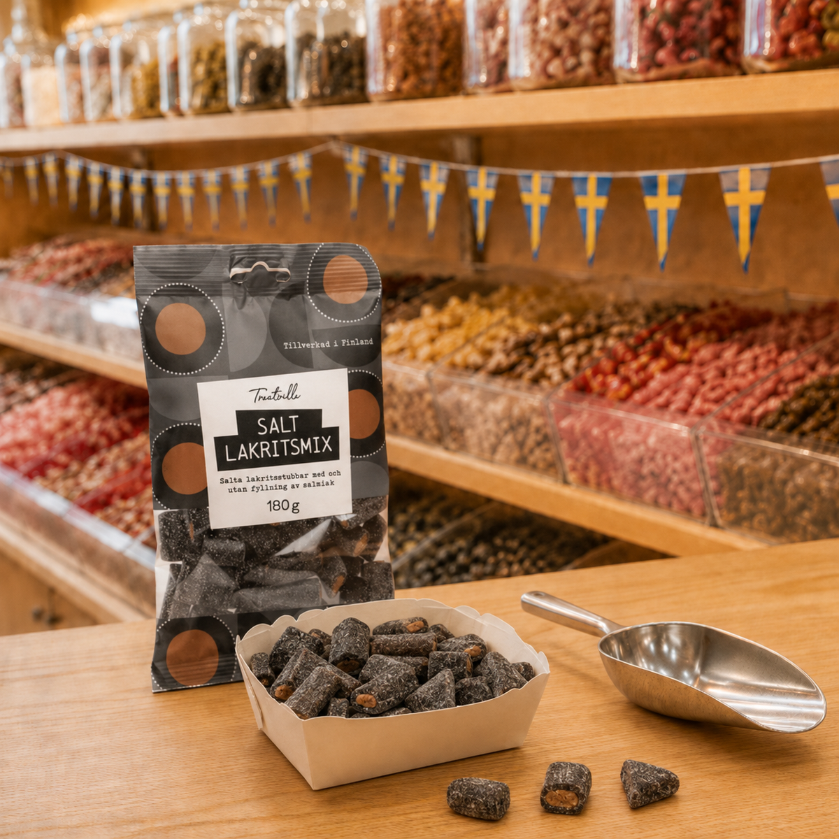 Treatville Salty Lakrits-Mix - 180 g Tüte