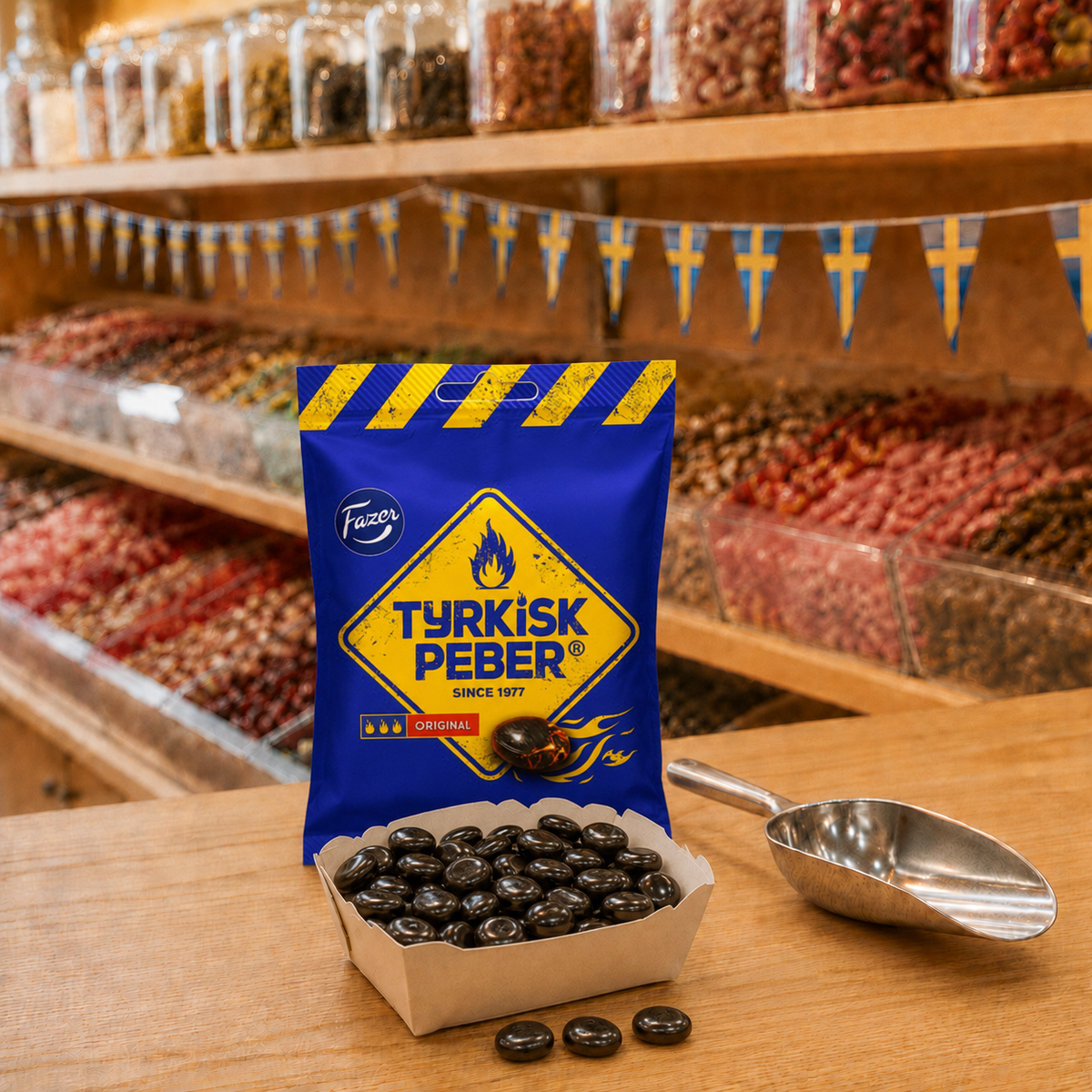 Tyrkisk Peber Bonbons mit Lakritzgeschmack