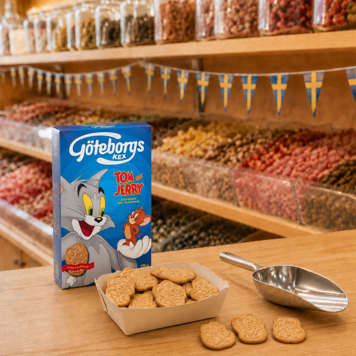 Tom & Jerry Vanilla Biscuits 175 g