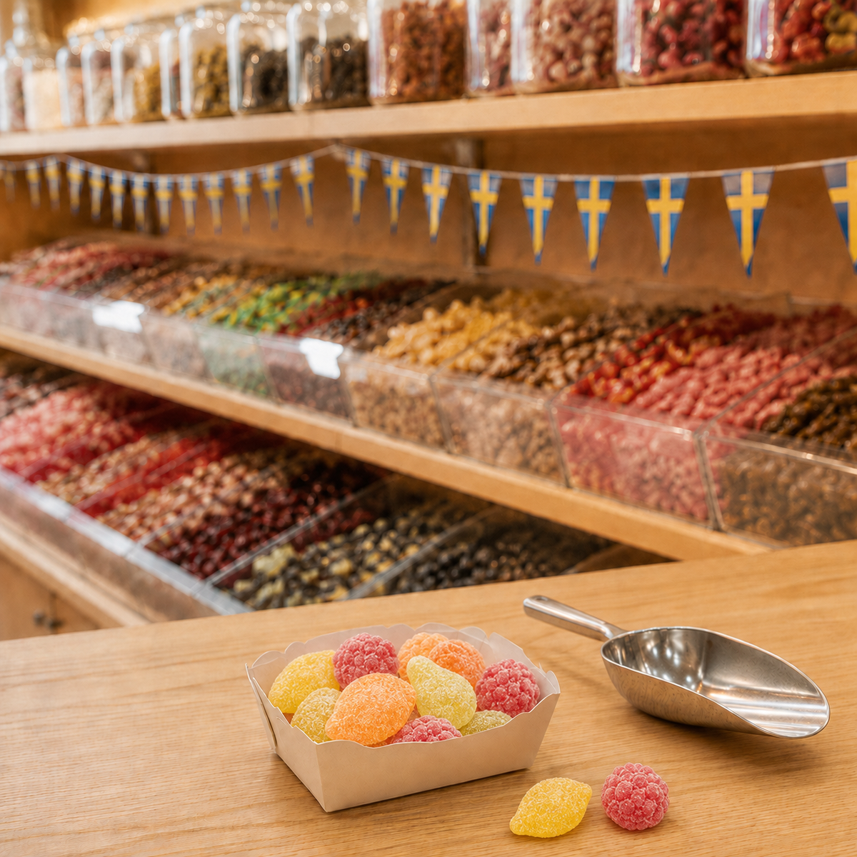 Tutti Frutti Sour, schwedische Süßigkeiten, 50 g