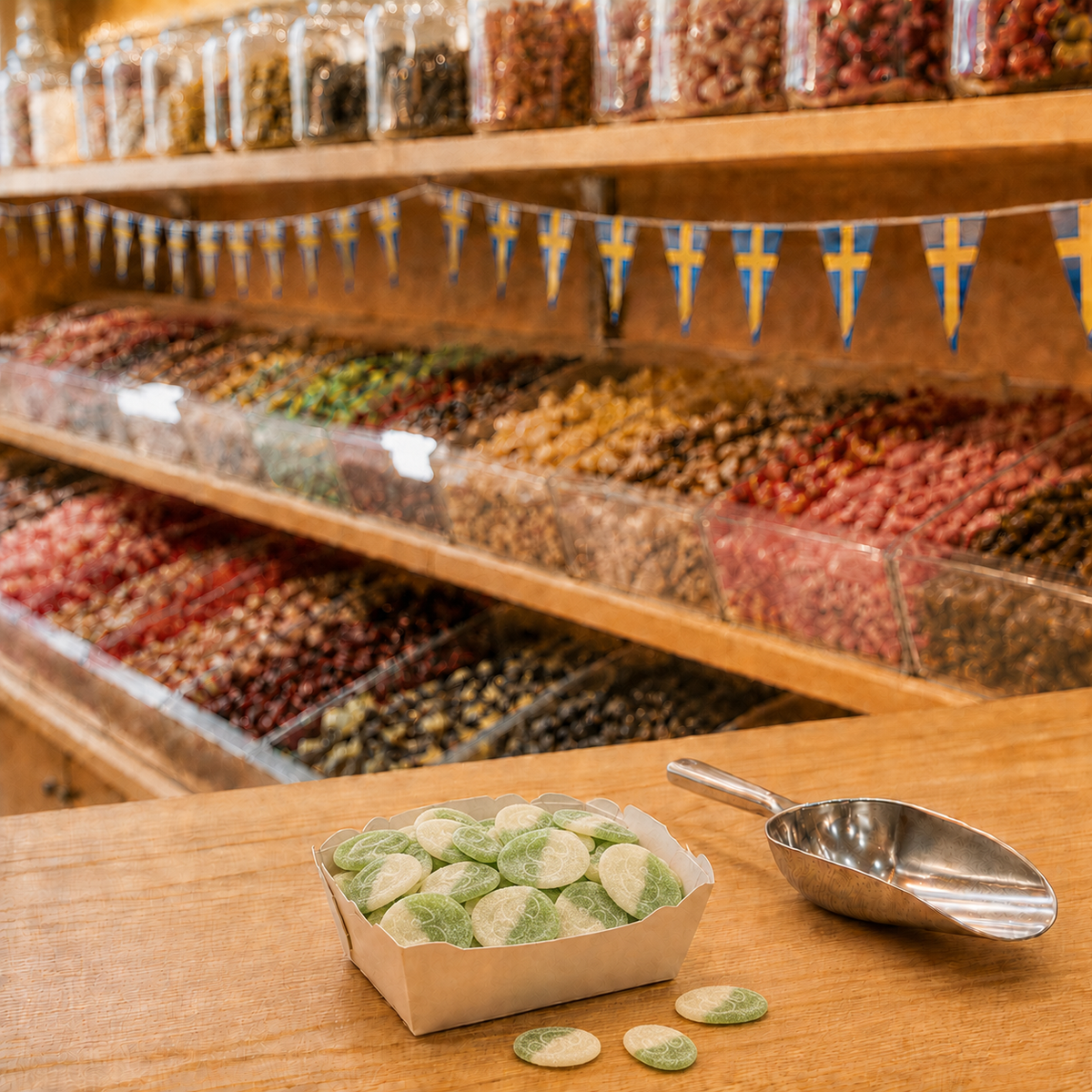 Klassisches  Fruchtgummi mit saurem Apfel - 50g