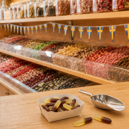 Cola Worms Candy, original schwedische Fruchtgummi