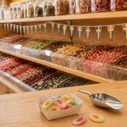 Fizzy Fruit Rings, 50 g, fruchtige Kaubonbons
